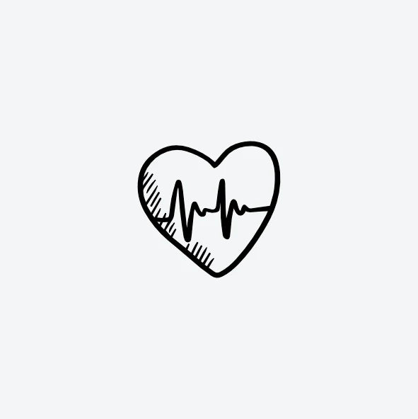 Tijdelijke-tattoo-van-een-hart-met-hartslaglijn