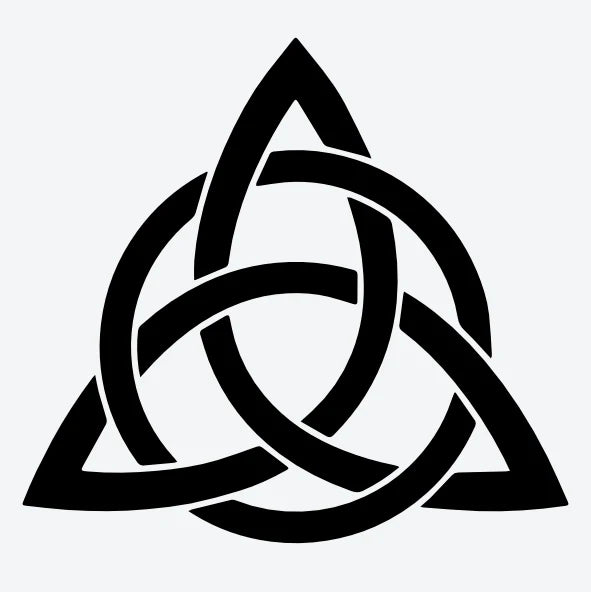 Tijdelijke-tattoo-van-het-triquetra-symbool