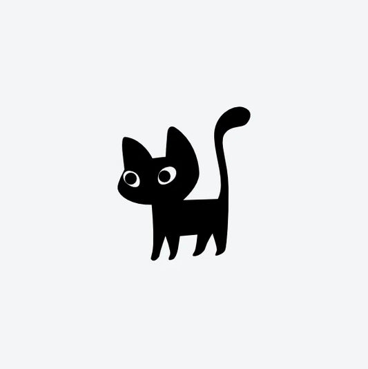 Tijdelijke-tattoo-van-een-schattige-zwarte-kat