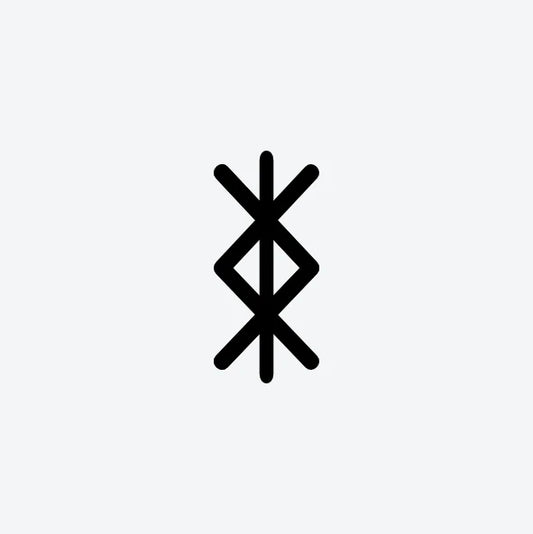 Tijdelijke-tattoo-van-de-viking-rune-Ingwaz