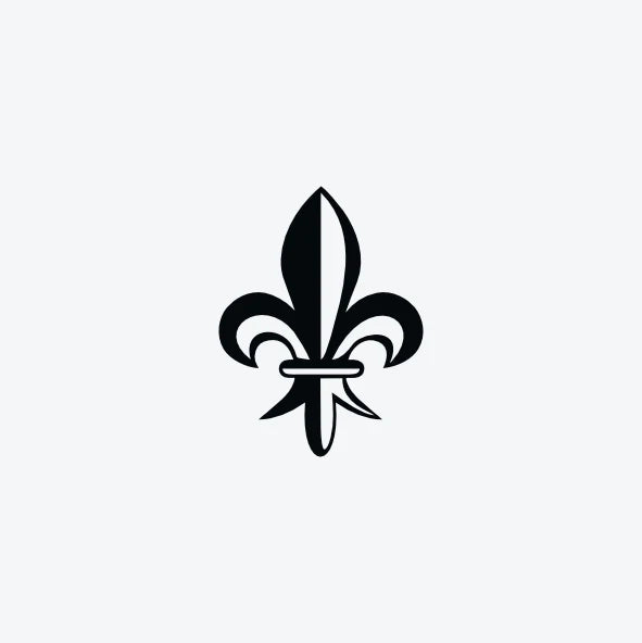 Tijdelijke-tattoo-van-een-koninklijke-franse-lelie-heraldisch-symbool-fleur-de-lis