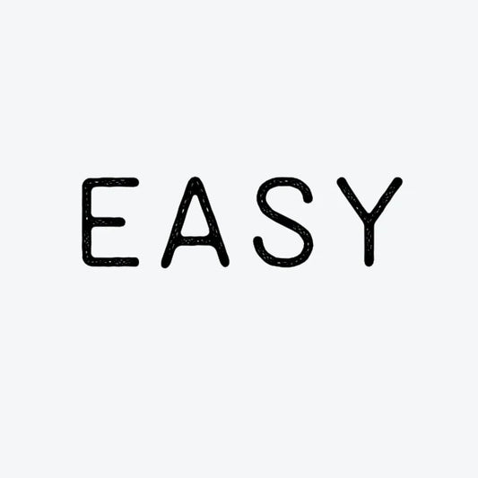 Tijdelijke-tattoo-van-het-woord-easy-in-een-eenvoudig-lettertype