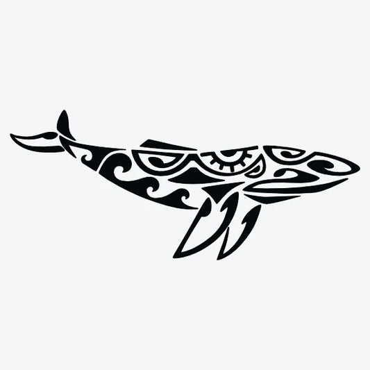 Polynesische-maori-tijdelijke-tattoo-van-polynesie-met-design-van-een-walvis