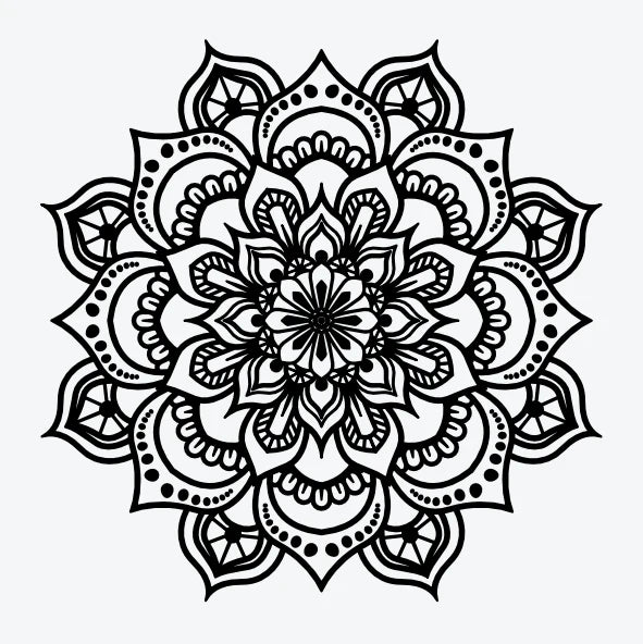 Tijdelijke-tattoo-van-een-rond-symmetrisch-kaleidoscoop-patroon-design-2