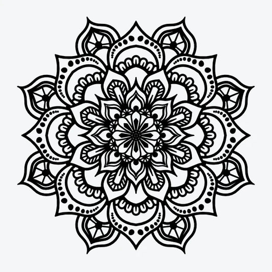 Tijdelijke-tattoo-van-een-rond-symmetrisch-kaleidoscoop-patroon-design-2