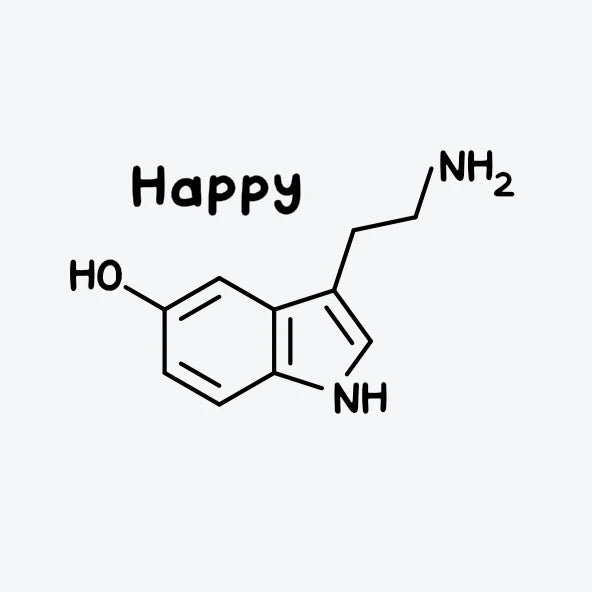 Tijdelijke-tattoo-van-een-molecule-seretonine-met-effect-van-geluk-en-happiness